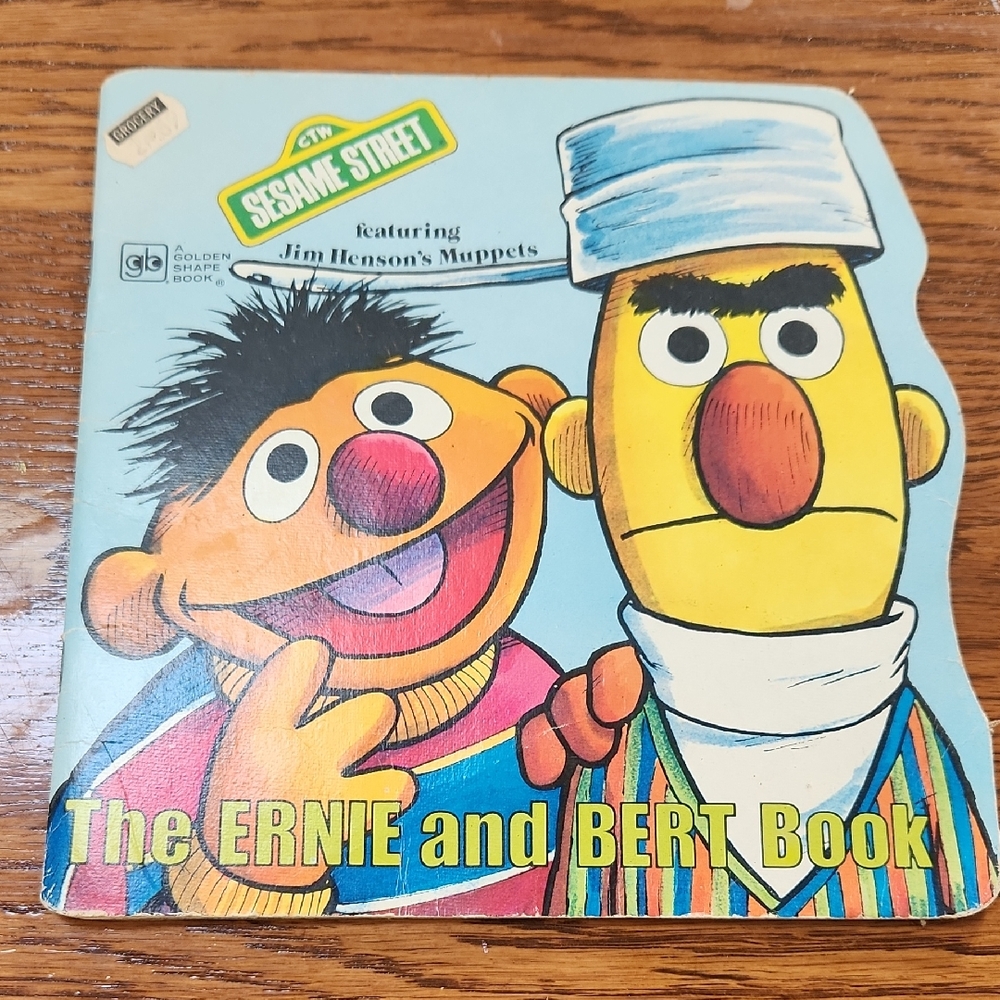 Vintage Sesame Street The Ernie and Bert Book Fifth Printing 1979